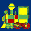 play Fast Big Locomotive Coloring