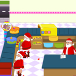 play Santas Christmas Cake Shop