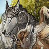 play Lovely Wolves Slide Puzzle