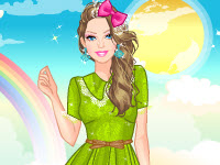 play Barbie Lace Fashion Dressup