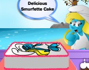 play Smurfette Cake