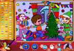 play Christmas Party Online Coloring Page