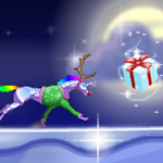 play Robot Unicorn Attack Christmas