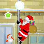 Climbing Santa