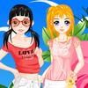 play Dressup Rose Gardern