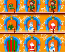 play Christmas Door Memory