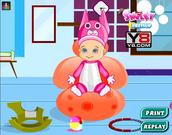 play Cute Baby Bathing