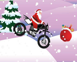 Santa Claus Extreme Biker