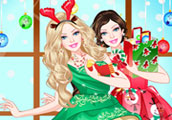 Barbie Christmas Princess Dress Up