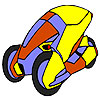 play Space Concept Car Coloring