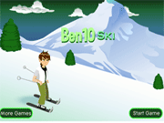 play Ben 10 Ski