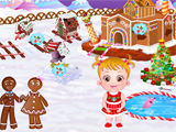 Baby Hazel Gingerbread House game