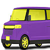 play Purple Big Car Coloring