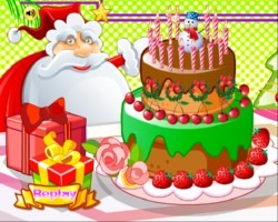 play Santa Claus'S Delicious Cake