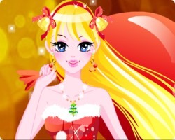 play Cheerful Christmas Girl