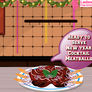 play New Year Cocktail Meatballs