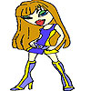 play Lily Cute Dress Coloring