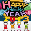 play New Year Coloring Page