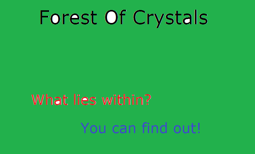 play Forest Of Crystals