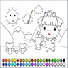 play Small Gardener Coloring