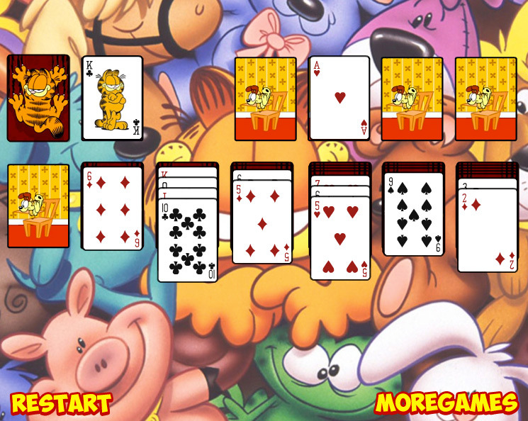 play Garfield Solitaire