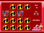 play The Incredibles Memory Matching
