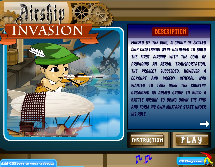 play Airship Invasion