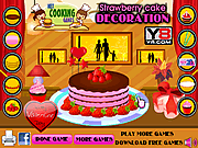 play Strawberry Cake Decoration