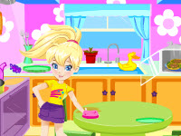 play Polly Party Cleanup