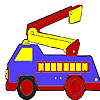play Big Electric Car Coloring
