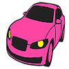 play Pink Classic Car Coloring