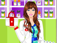 play Barbie Pharmacist