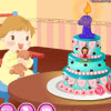 play 宝宝一岁生日蛋糕