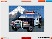 play Police Car Jigsaw