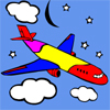 play Plane Colouring