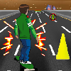 play Ben 10 Highway Skateboarding