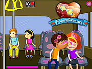play Kids Bus Kissing