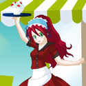 Cute Anime Waitress