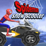 play Spiderman Snow Scooter