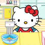 play Hello Kitty Making Cake