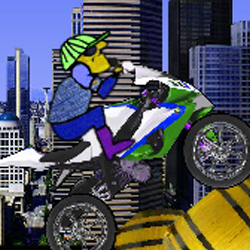 play Super Cartoon Biker