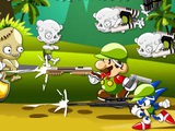 play Mario And Sonic Zombie Killer