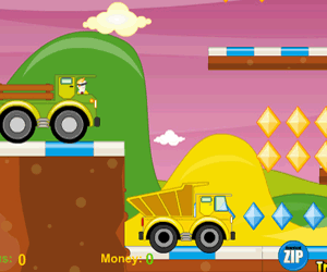 play Truck Gem Quest Adventure