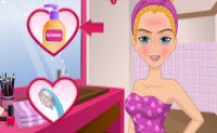 play Barbie'S First Date Makeover