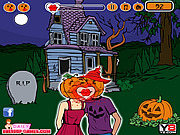 play Pumpkin Couples Kiss