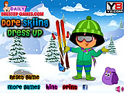 play Dora Skiing Dress Up