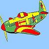 play Star Plane Coloring