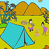 play Camping Two Friends Coloring