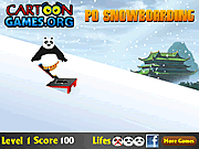 play Po Snowboarding