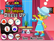 play Lisa Simpson Dress Up